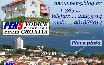Zasebna namestitev v Vodicah, zasebne nastanitve v mestu Vodice, Hrvaška